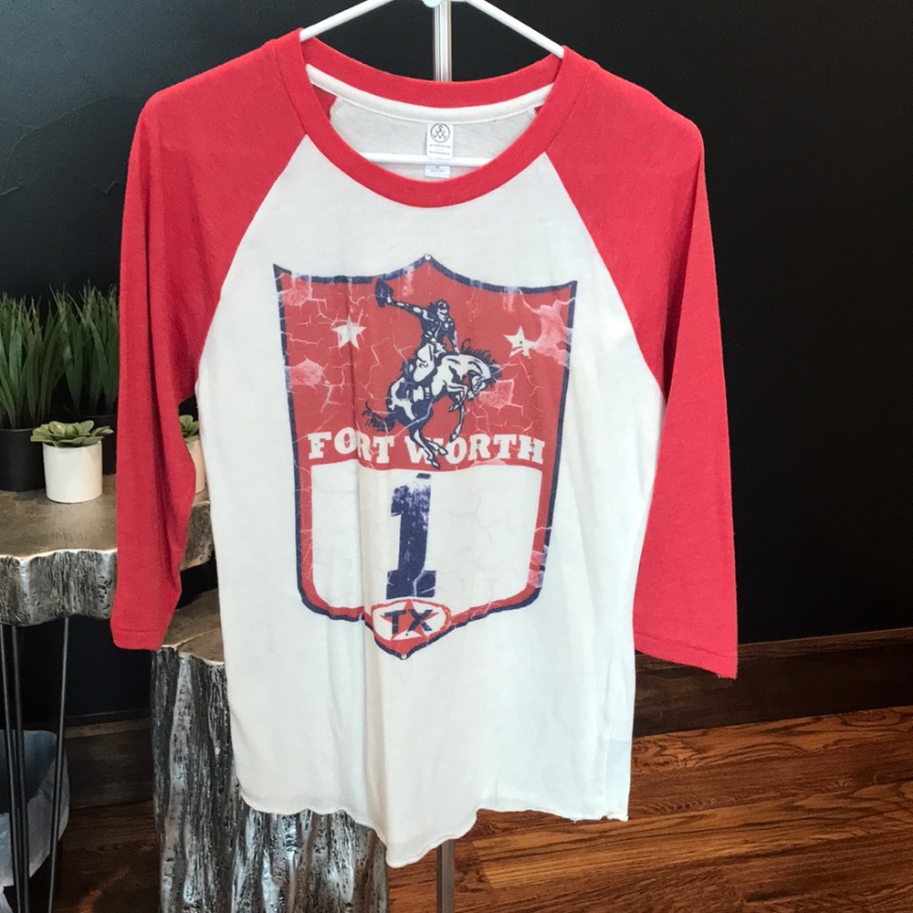 3/4 Sleeve Rodeo graphic Tee